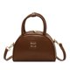 thumbnail image 5 of Bolso de mano retro Maillard para mujer, estilo bowling, color liso, nueva tendencia 2025, versión coreana, bolso de almohada, bolso bandolera versátil., 5 of 5