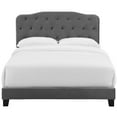 thumbnail image 5 of Modway Amelia King Modern Style Performance Velvet Bed in Gray Finish, 5 of 6