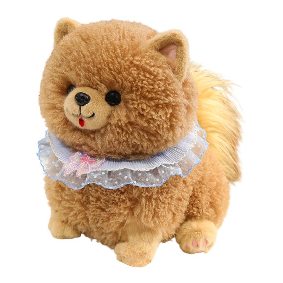 Stuffed Animal Puppy Toy for Kids - Adorable Domestic Devotion Safe Fill Indoor Outdoor Use Ideal for Festivals and Birthdays