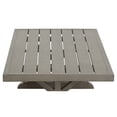 thumbnail image 4 of Brown Aluminum Coffee Table - Mission Influences, Bottom Shelf - Rust-Resistant, Weather-Resistant - Functional and Stylish 10053, 4 of 5