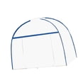 thumbnail image 1 of Red de cama para niños, dosel plegable de alambre de acero, transpirable, apto para camas de 1,8 m, con doble cremallera, ideal para viajes y hoteles., 1 of 9