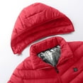 thumbnail image 2 of Womens Heated Jacket Puffer Coat Outdoor Warm Clothing Heated For Riding Skiing Fishing Charging Via Heated Coat, 2 of 8