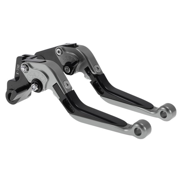 Palancas de freno y embrague cortas y largas para Kawasaki Z1000SX 2017-2020, palanca de manillar de motocicleta ajustable, aleación de aluminio, cabeza de titanio con mango negro
