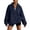 Navy, variant on Vixolx Womens Half Zip Mock Neck Sweatshirt Trendy Oversized Pullover Tops Long Sleeve Shirts with Pocket Fall Winter Outfits