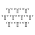 thumbnail image 3 of kurtrusly 10Pcs Solar Panel Drainage Clips Sturdy Water Guide 35mm Clamp Photovoltaic Panel Silver 35mm, 3 of 6