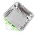 thumbnail image 4 of IBASETOY Dog Crate Water Bowl Stainless Steel Light Green Round 1Set, 4 of 7