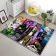thumbnail image 1 of Jojo - Alfombra de pintura animada Área grande Negro Suave Decoración para el hogar Boho Picnic80x140cm (31x55 pulgadas)80x140cm (31x55 pulgadas) zhangmengya unisex, 1 of 2