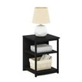 thumbnail image 4 of Furinno Camnus Modern Living End Table, Americano/Black, 4 of 6