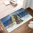 thumbnail image 2 of Merry Christmas Wirehaired Pointing Griffon Snowy Winter with Tree Decorations Doormat Dog Lover Indoor Outdoor Welcome Mat - 12020, 2 of 5