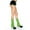 Neon Green, variant on Music Legs 5487-BLACK Ribbed Acrylic Footless Leg Warmers, Black
