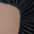 thumbnail image 6 of JIAN YA NA Stretch Velvet Sofa Cover with Separate Cushion Slipcover (Black, 3 Seater-7 Pieces), 6 of 12