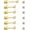 Gold-2mm, variant on Threadless Flat Back Stud Earrings, 6 Pairs Titanium Hypoallergenic Earrings for Women Men, Cubic Zirconia Silver Gold Stud Earrings Surgical Stainless Steel Stud Earring Set for Cartilage 2-8mm
