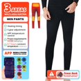 thumbnail image 1 of Chaqueta térmica con control por aplicación para hombres y mujeres, ropa interior térmica, traje de esquí, ropa con calefacción eléctrica USB, camisa de pesca de invierno, 24 áreas, 1 of 4