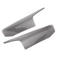 thumbnail image 3 of Protector de faros de motocicleta de 2 piezas con diseño elegante y eficaz. Gris, 3 of 8