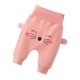 thumbnail image 4 of Pantalones de bebé Talle alto Protección del vientre Moda Causal Cálido Cómodo Pantalones para niños pequeños para primavera Otoño Sandía Rojo S (Adecuado para altura 73), 4 of 5