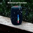 thumbnail image 4 of xjwjuw Outdoor Bluetooth Speaker with LED Light and HiFi Stereo Sound, Waterproof Wireless Speaker with Bluetooth 5.1 and Long Battery Life, Portable Subwoofer for Camping Hiking Travel, 4 of 8