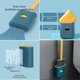 thumbnail image 4 of Set of 2 Silicone Toilet Brushes, Antibacterial Flat Toilet Brush and Holder Kit, Quick Drying Hanging Toilet Brush Suitable for Various Bra, 4 of 5