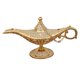thumbnail image 1 of Lámpara clásica de Aladdin Magic Genie Legend Wishing Light, lámpara de disfraz, quemador de incienso tallado de Metal para decoración de mesa del hogar Ormromra 223093-3, 1 of 9