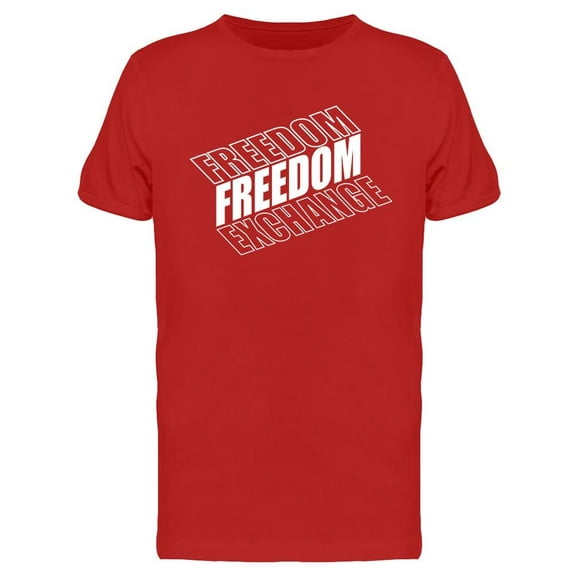 Art Motivation Freedom T-Shirt Men -Image by Shutterstock, Male 3X-Large