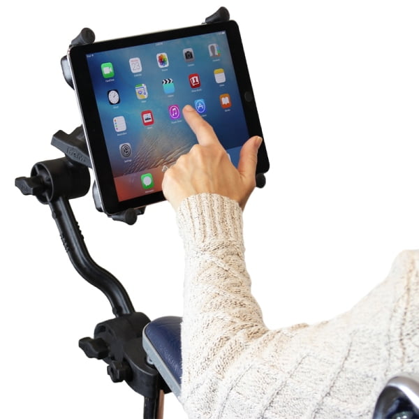 RAM Mounts Long ToughClaw Rail Wheelchair Mount Holder Kit fits 10