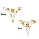 thumbnail image 3 of Fotbe Cute Duck With Headphone Tanga Sin Costuras para Mujer con Estampado – Panties Invisibles, Transpirables y Cómodos para Uso Diario-Large, 3 of 6