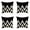 AJ 4PCS, variant on Home Decor Black White Waterproof Hugging Pillow Household Design Pattern Sand Pillow for Sofa Couch Spring Holiday Home Decor,18X18inch 1PCS