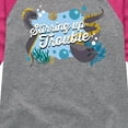 thumbnail image 3 of Disney - Stirring Up Trouble - Toddler & Youth Girls Raglan Graphic T-Shirt, 3 of 5
