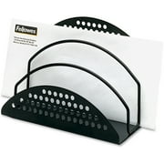 Fellowes Perf-Ect Mini Sorter, 3 Sections, Letter to Legal Size Files, 7" x 3.5" x 4.88", Black -FEL22311