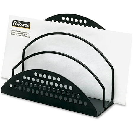 Fellowes Perf-Ect Mini Sorter, 3 Sections, Letter to Legal Size Files, 7" x 3.5" x 4.88", Black -FEL22311