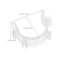 thumbnail image 2 of COOPHYA 100Pcs Bobbin Clips Organizer Transparent Clips For High Speed Manufacturing Precise Positioning Tool, 2 of 8