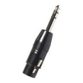 thumbnail image 1 of fastboy 3 Pin XLR Female to 6.35mm TRS Male Stereo Plug-In Audio Adapter, 1 of 9