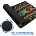 thumbnail image 2 of Rectangle Boho Style Mandala Mouse Mat, Gothic Cool Mousepad with Design, Large Non-Slip Rubber Gaming Mouse Pad with Stitched Edges, Office Mouse Pad for Women Men Kids, 31.5x11.8in, 2 of 7