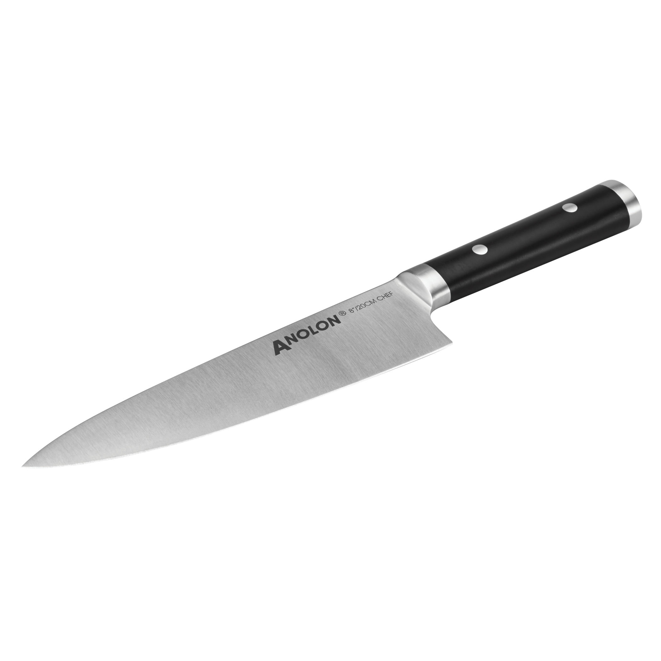 Anolon 47995 AlwaysSharp Japanese Steel Knife Block Set with Built-In  Sharpener, 1 - Food 4 Less