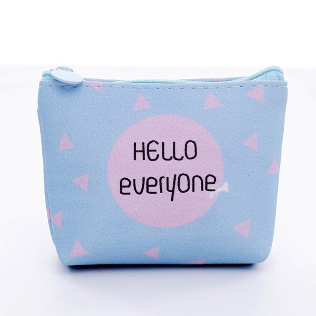 Monedero con estampado de frutas y animales de dibujos animados para mujer y niña, monedero pequeño de lona, tarjetero para dinero, billetera, bolsa para auriculares, bolsas para llaves LIUWENJING unisex