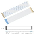 thumbnail image 3 of Unique Bargains FFC Cable 0.5mm Pitch 40 Pin 100mm Flat Ribbon Cable for LCD Screen B Type 2 Pack, 3 of 6
