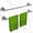 Silver, variant on VEGCOO Expandable Suction Cup Towel Bar, 11-20" Adjustable Stainless Steel Towel Rail, Heavy Duty No Drill Towel Holder for Bathroom, Kitchen, Shower, Laundry, Black 1 Pack