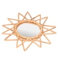 thumbnail image 2 of Rattan Wall Hanging Mirror, High Definition Innovative Rattan Mirror  For Dressing Star, 2 of 8
