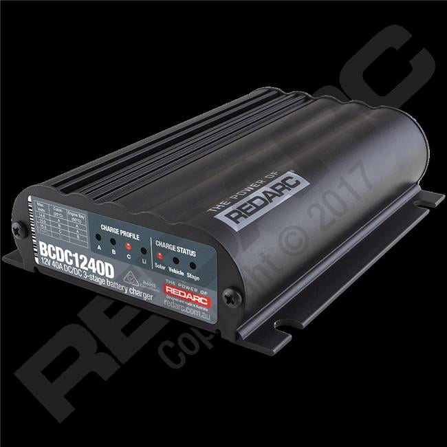 Redarc BCDC1240D Battery Charger INVERTERS CHARGERS ISOLATOR RV