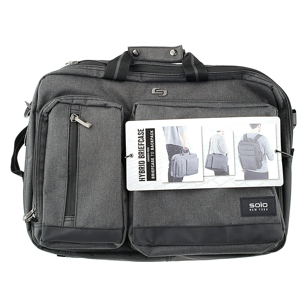 Solo Solo Duane Laptop Briefcase to Backpack Hybrid