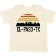 thumbnail image 3 of Inktastic El Paso Texas Skyline Retro Boys or Girls Toddler T-Shirt, 3 of 5