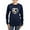Navy, variant on CafePress - Soccer Love Women's Long Sleeve Dark T Shirt - Women's Long Sleeve Graphic Tee Casual Fit