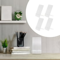 ULTNICE 4pcs Desktop Bulletin Board Acrylic Transparent Writing Board For Family Members