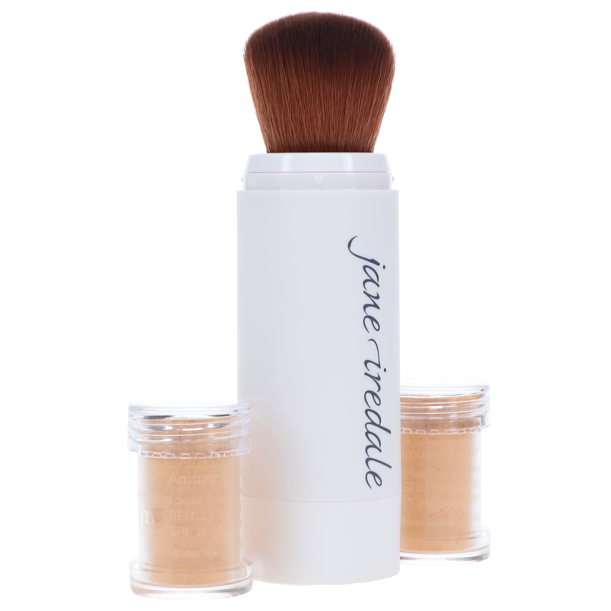 jane iredale Amazing Base Loose Mineral Powder Refillable Brush Golden Glow 0.18 oz