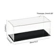 thumbnail image 2 of Unique Bargains Acrylic Clear Display Case Box Dustproof Protection Showcase Cube Collectibles Show Box 25x10x10cm, 2 of 7
