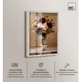 thumbnail image 2 of Delicate Lace Vase Shadowbox Print Autum Art by Art Remedy, Blonde Frame, 16 x 24, 2 of 6