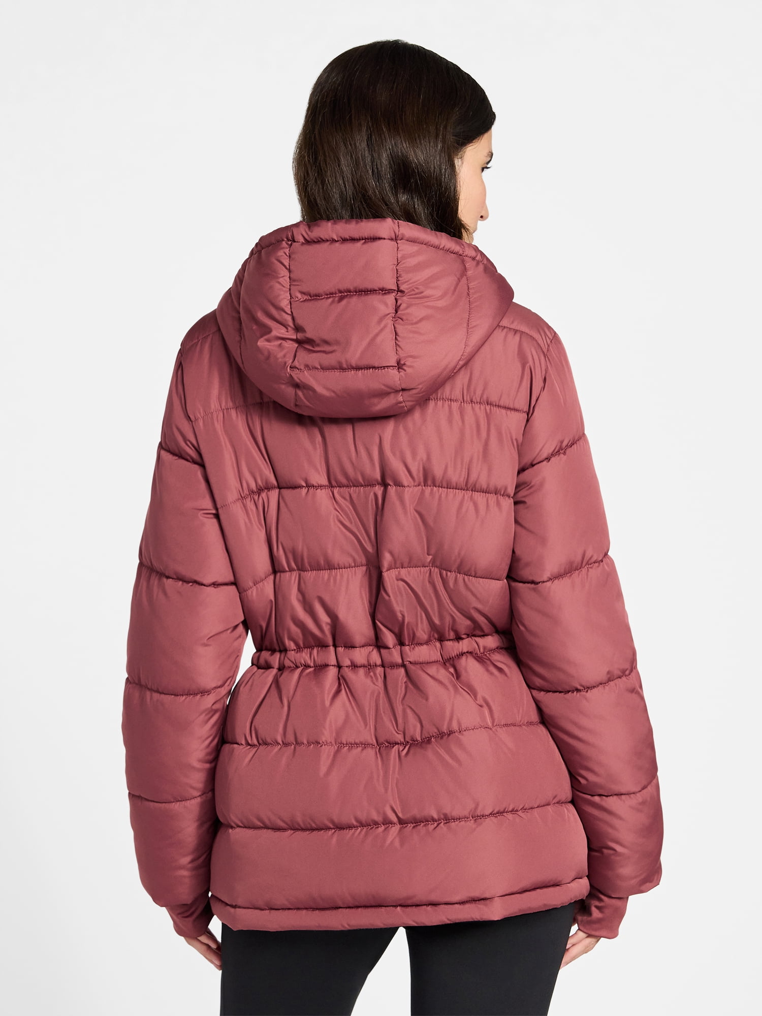 Ozark Trail Women's and Women's Plus Mid Length Puffer Coat, Sizes XS-2X