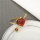 thumbnail image 1 of Servilleteros con forma de corazón para San Valentín | Decoración LOVE & Pearl | Servilletero de aleación para cenas románticas, bodas y decoración del hogar, 1 of 2