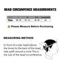 thumbnail image 2 of 2023 Gorra de BéIsbol Casco Cascos de Verano Open Face Scooter para Cruiser Chopper Gangster Hombres Mujeres F Type-XXL, 2 of 5