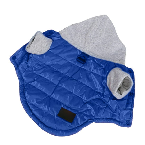 Ropa de invierno Sudaderas con capucha Abrigo Chaqueta cortavientos Forro polar Traje para clima frío para cachorros Pequeño Mediano