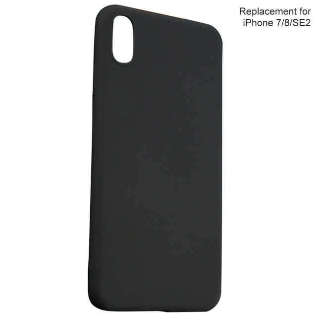 VONKY TPU Mobile Phone Case Shockproof Elastic Protection Cover, Replacement for iPhone 7/8/SE2, Black